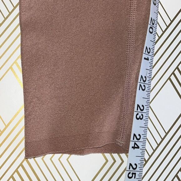 Fabletics Sculptknit Essential Women's Workout High Rise Leggings Large Tan - Picture 5 of 5